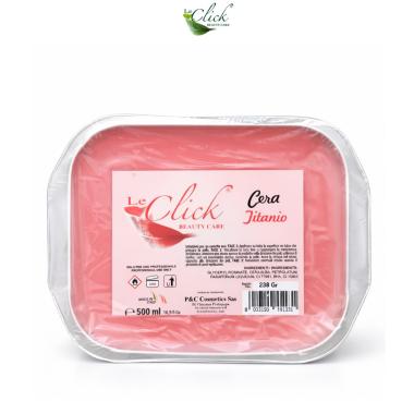 Cera a Caldo Panetto Titanio Rosa 500 ml