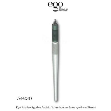 Ego Manico Sgorbie Acciaio/Alluminio per lame sgorbie e Bisturi