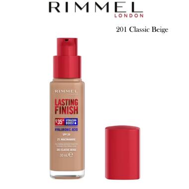 Rimmel Lasting Finish 35 HR Fondotinta Fluido 201 Classic Beige 30 ml