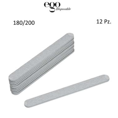 Lima Dritta su Cartone Grigia Zebrata 180/200 ( Box 12 pz )