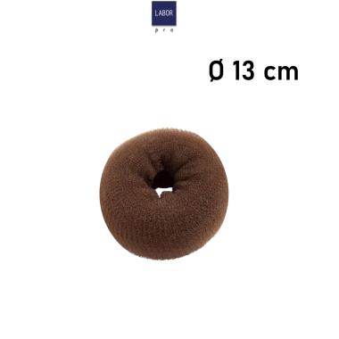 Labor ciambella grande acconciatura Castano 13 cm