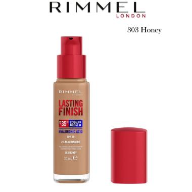 Rimmel Lasting Finish 35 HR Fondotinta Fluido 303 Honey 30 ml