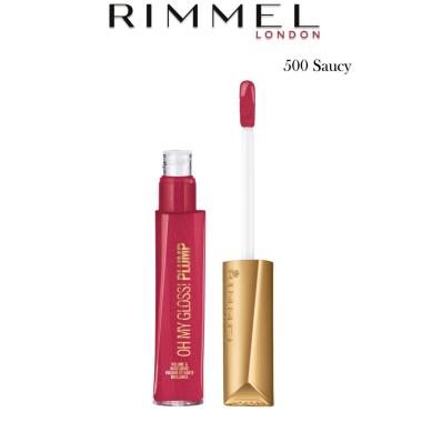 Rimmel Oh My Gloss Plump ( Gloss Rimpolpante con Olio di Argan ) 500 Saucy 6,5 ml