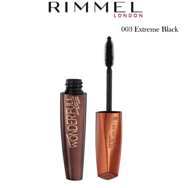 Rimmel Wonder'Full Mascara Ciglia con Olio di Argan ( Volume e Definizione ) 003 Extreme Black 11 ml