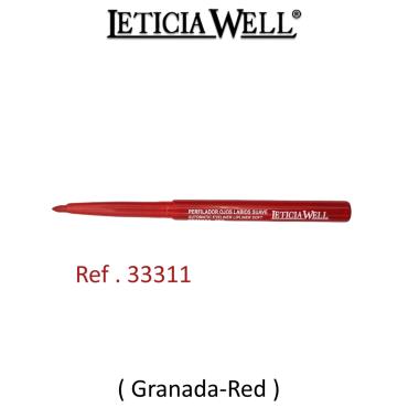 Leticia Well Matita automatica Eyeliner Lipliner Soft ( Granada-Red )