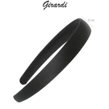 Girardi F070203M20 Cerchietto tessuto plastica Nero