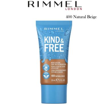 Rimmel Kind & Free Fondotinta Idratante Texture Leggera 400 Natural Beige 30 ml